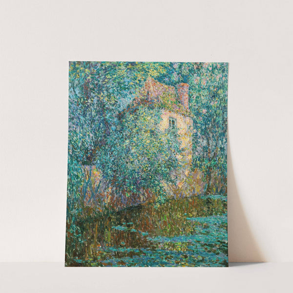 Le Pavillon dans les feuilles, composition (1924) by Henri Le Sidaner