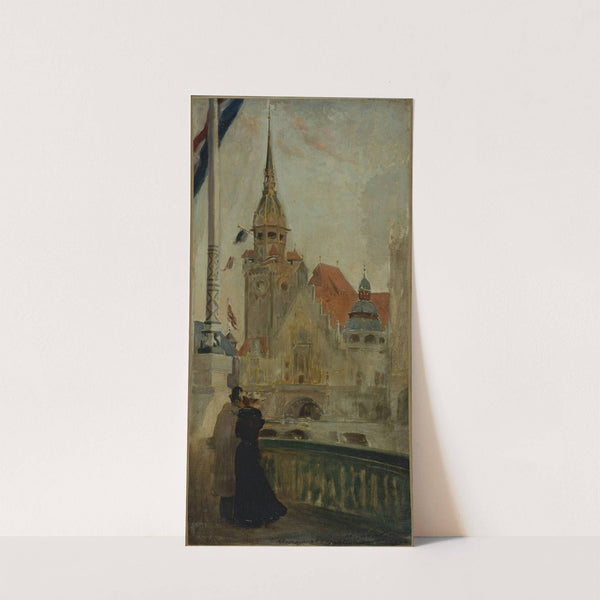 Le Pavillon de l'Allemagne à l'Exposition Universelle de 1900. by Edouard Zawiski