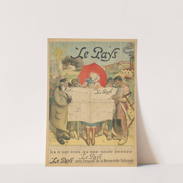 Le Pays (1898) by Adolphe Léon Willette