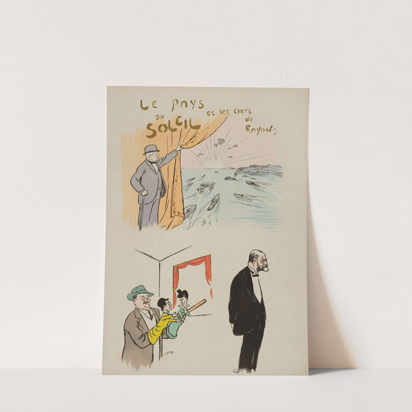 le pays du soleil et ses chefs de rayon (1913) by Georges Goursat (Sem)