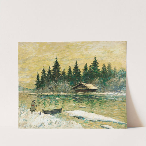 Le pêcheur by Konstantin Alexeevich Korovin