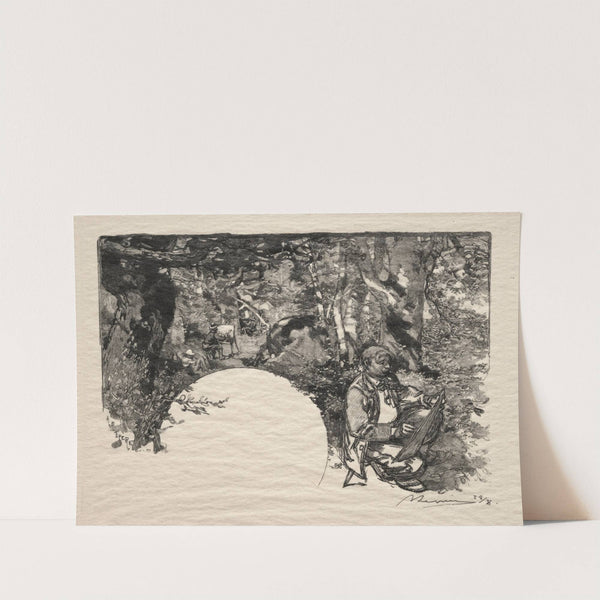 Le Peintres (1890) by Auguste Louis Lepère