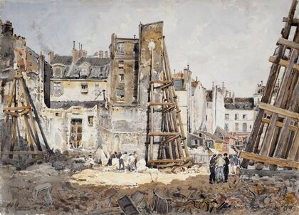 Le percement de la rue Danton (1898)