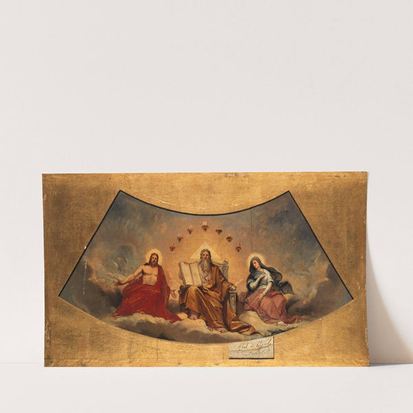 Le Père éternel, le Christ et la Vierge. (1838) by Abel de Pujol