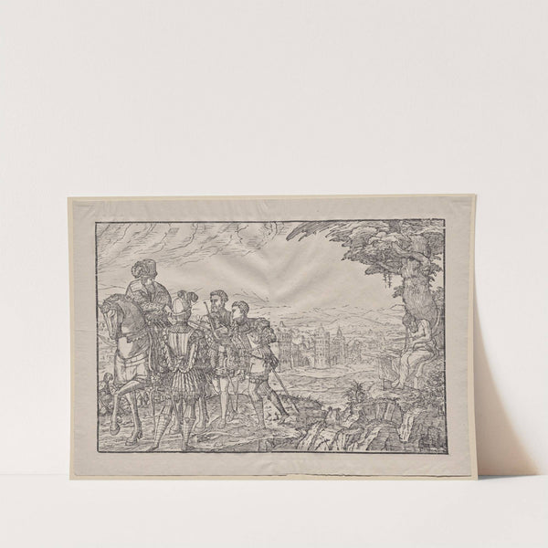 Le pere mort et ses trois fils (1551) by Melchior Lorck