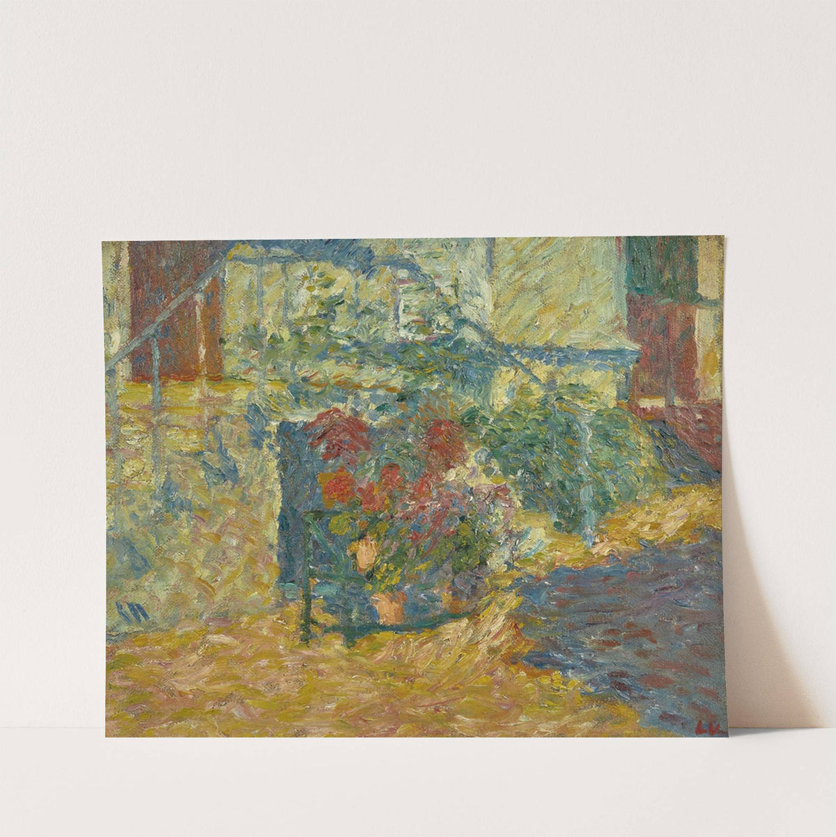 Le perron fleuri - Versailles by Louis Valtat