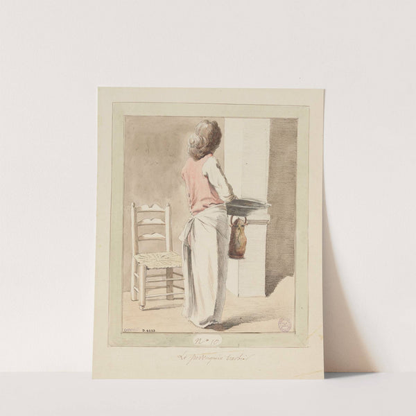 Le perruquier barbier by Edmé Bouchardon