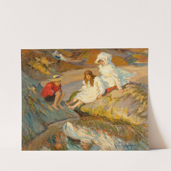 Le petit bateau à la voile by Augustus Koopman