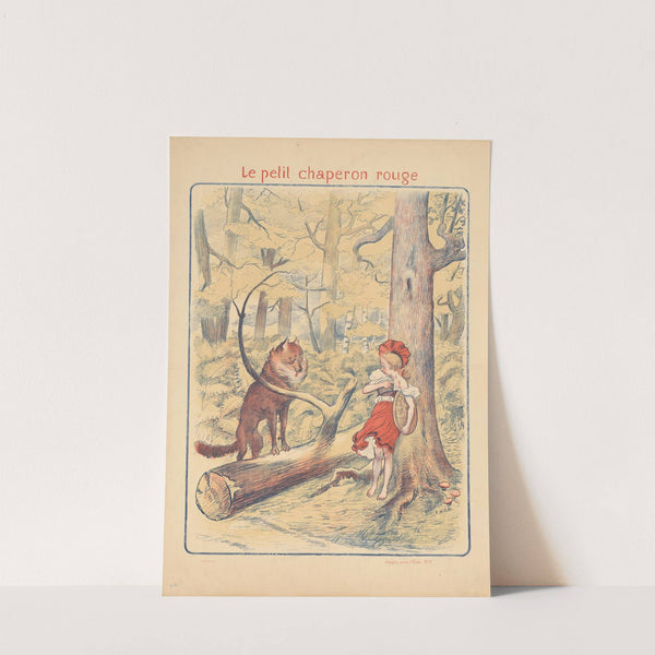Le petit chaperon rouge (1896) by Adolphe Léon Willette