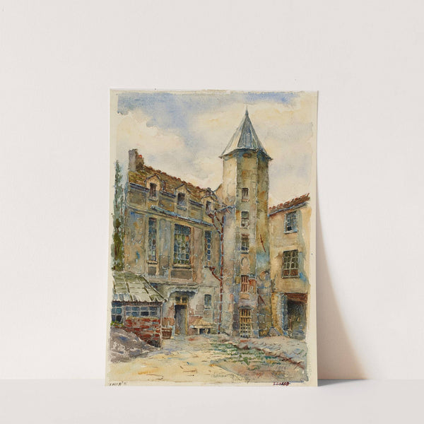 Le petit château de Victor Hugo à Gentilly (1916) by Georges-Henri Manesse