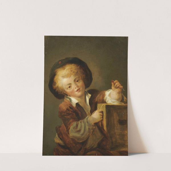 Le Petit Garçon à la Curiosité - A Little Boy With A Curiosity by Jean-Honoré Fragonard