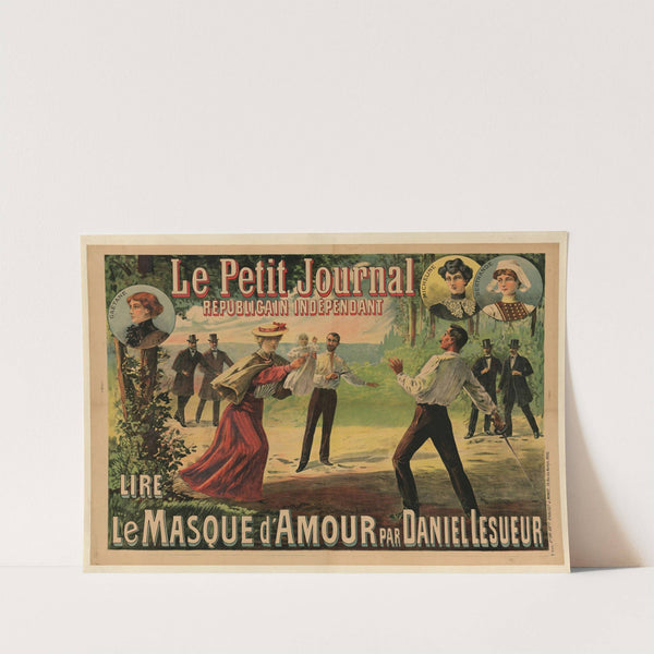 Le Petit Journal. Le Masque d’amour par Daniel Lesueur (1903) by Imp. J. Minot
