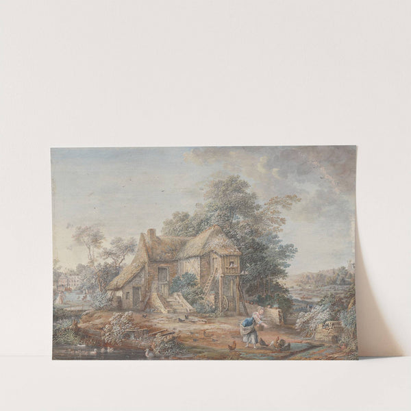 Le Petit Trianon, Versailles (1700s) by Louis-Nicolas van Blarenberghe