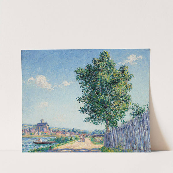 Le peuplier, effet de soleil, Villeneuve-sur-Yonne (1906) by Francis Picabia