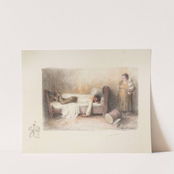 Le Pochard sur le lit (1904) by Jean Veber