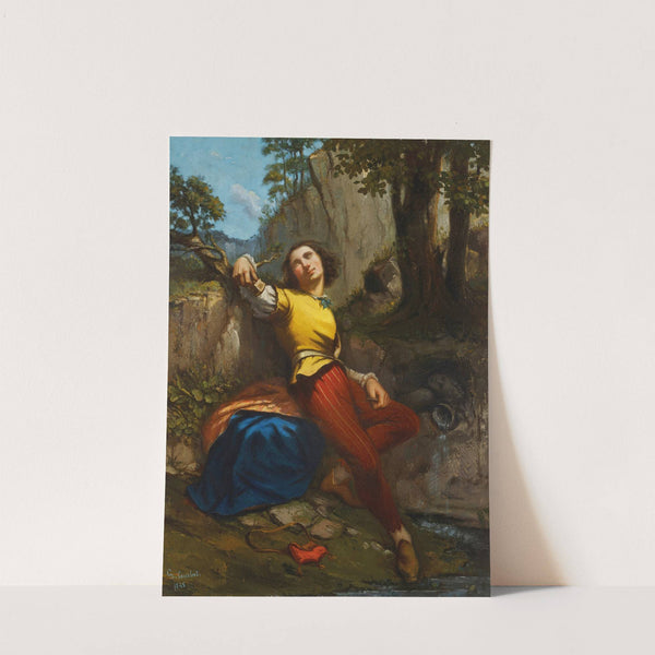 Le poète ou Le sculpteur (1845) by Gustave Courbet