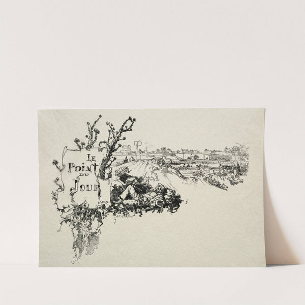 Le Point-du-Jour (1886) by Auguste Louis Lepère