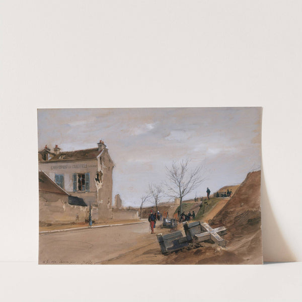 Le Point du Jour, février 1871. by Isidore Pils