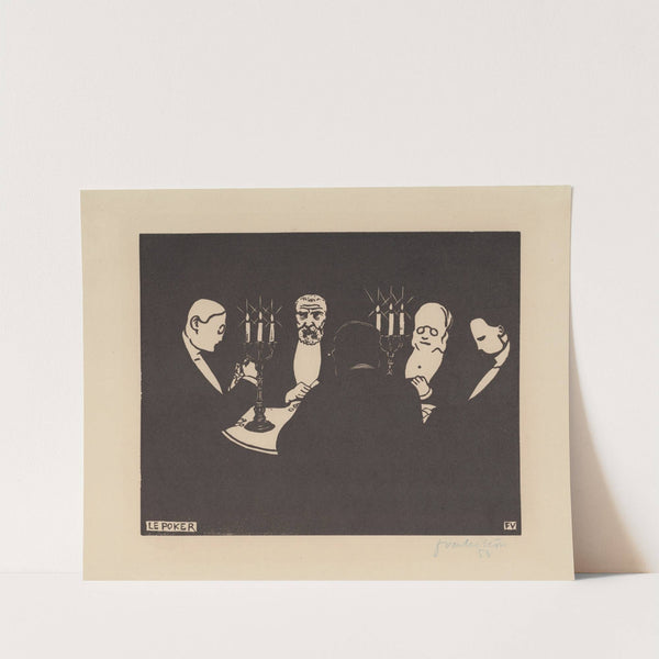 Le poker (1896) by Félix Vallotton