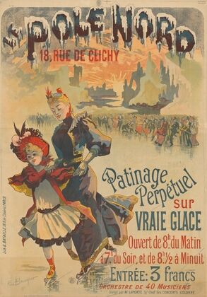 Le Pole Nord. Patinage perpétuel sur vraie glace (1893)