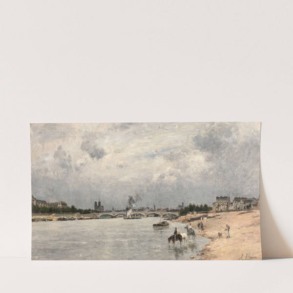 Le pont d’Austerlitz au quai de la Rapée, Paris by Stanislas Lépine