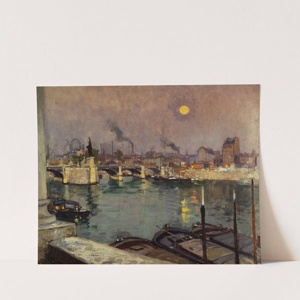 Le Pont de Grenelle, vu de la maison de l'artiste, quai Louis-Blériot, actuels 15ème et 16ème arr by Alexandre Nozal