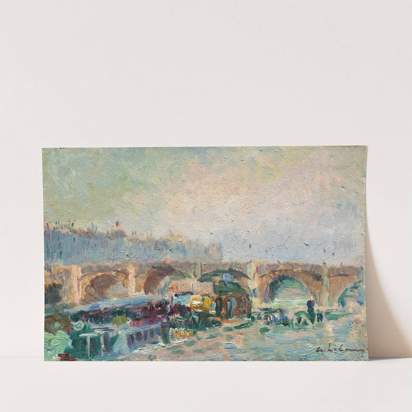 Le Pont de la Tournelle et le quai de Béthune by Albert Lebourg