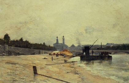 Le pont de l’Alma et l’ancien Trocadéro vus du quai d’Orsay — size preview
