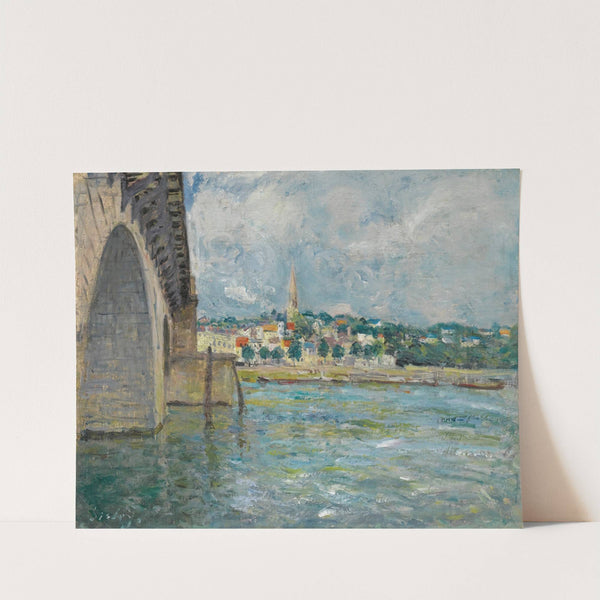Le Pont De St. Cloud (1877) by Alfred Sisley
