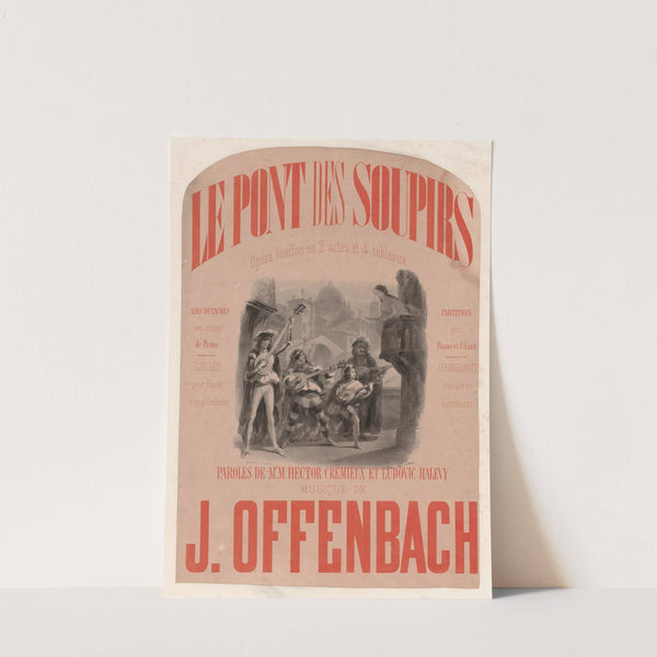 Le pont des soupirs. Opéra-bouffon en 2 actes et 4 tableaux (1861) by Victor Coindre