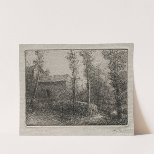 Le Pont du Moulin (c. 1857–1911) by Alphonse Legros