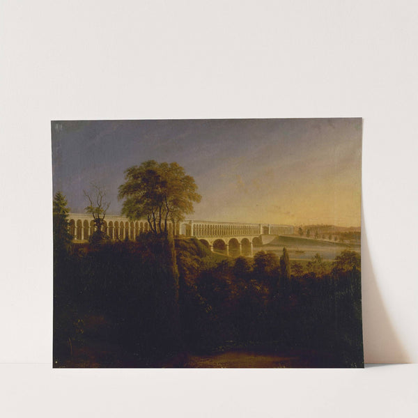 Le Pont du Point-du-Jour, à Auteuil. by François-Edme Ricois