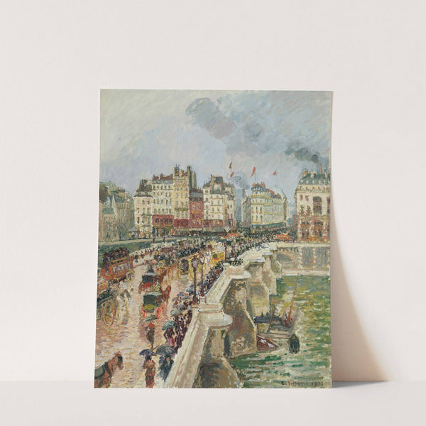 Le Pont-Neuf, après-midi de pluie (1901) by Camille Pissarro