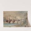 Le Pont-Neuf et la berge du quai de Conti (1915-1945) by Henri Jean Baptiste Levis