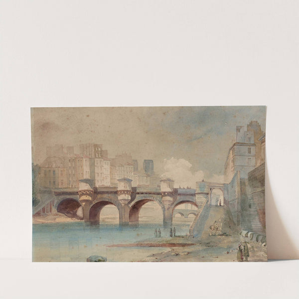Le Pont-Neuf et la berge du quai de Conti (1915-1945) by Henri Jean Baptiste Levis