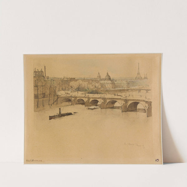Le Pont-Neuf, grand bras de la Seine. (1867 - 1931) by Eugène Béjot