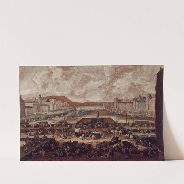 Le Pont-Neuf, la Seine et le Louvre by Pieter Casteels