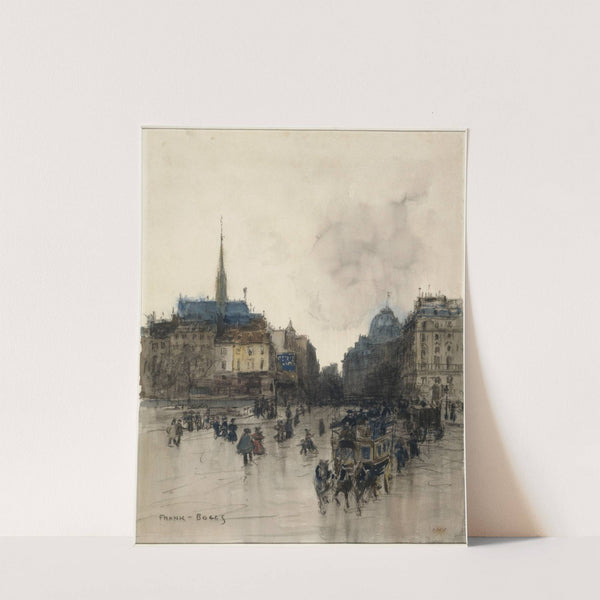 Le pont Saint-Michel by Frank Myers Boggs