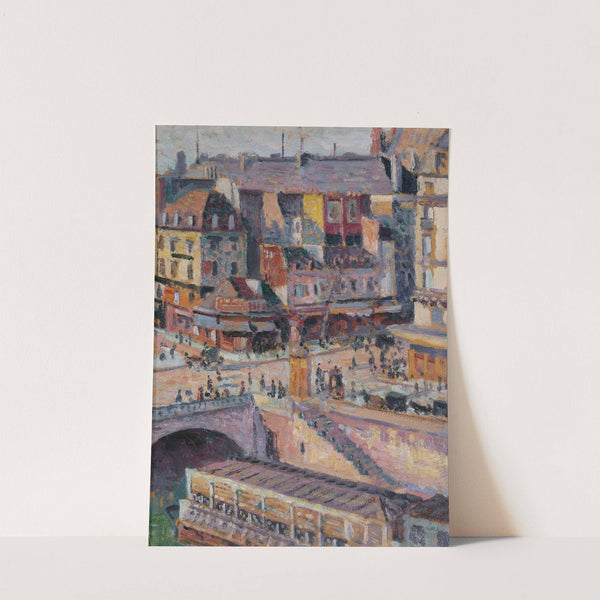 Le pont Saint-Michel et le quai des Orfèvres (before 1936) by Maximilien Luce