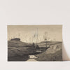 Le pont sur le ruisseau by Henri-Joseph Harpignies