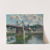 Le Pont Suspendu D'elbeuf by Gustave Loiseau