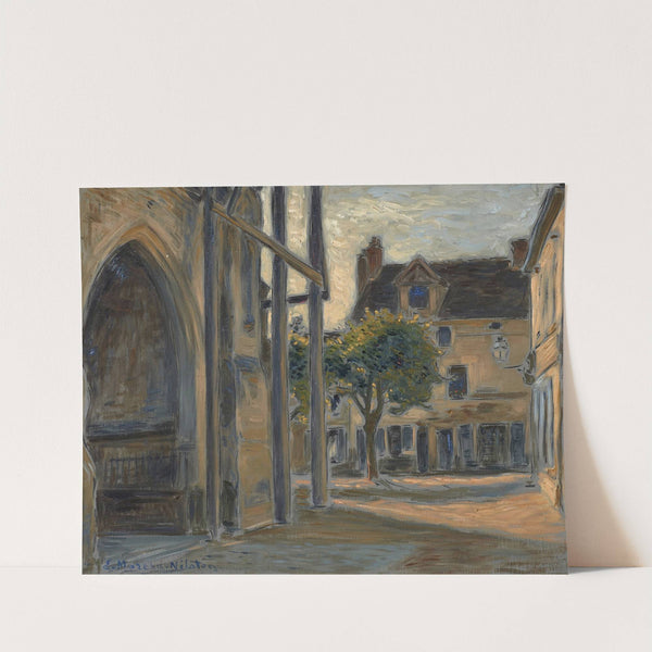 Le porche de l'église Saint-Macre à Fère-en-Tardenois, Aisne by Etienne Moreau-Nélaton