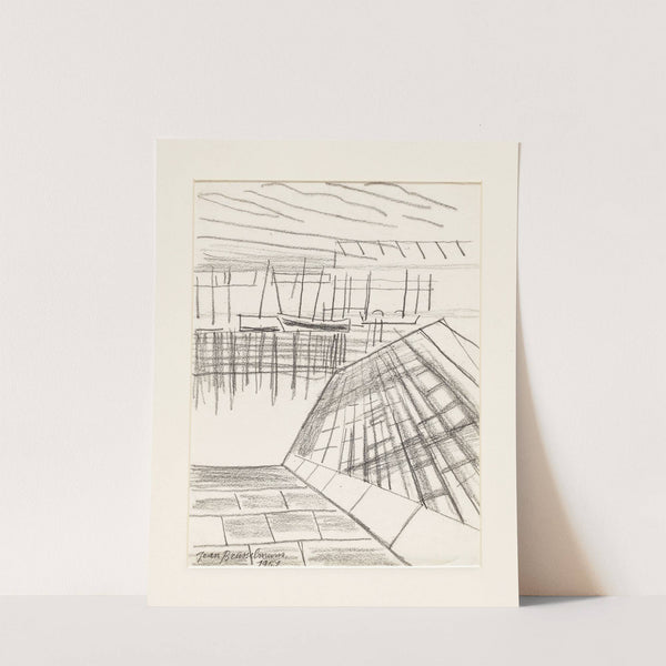 Le port (1951) by Jean Brusselmans