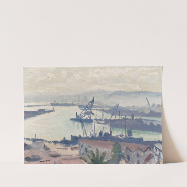 Le port d’Alger by Albert Marquet