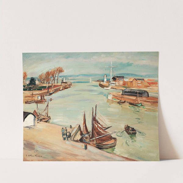 Le port de Honfleur by Emile Othon Friesz