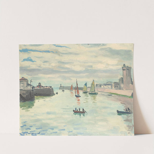 Le Port de la Chaume (Les sables d’Olonne) (1921) by Albert Marquet