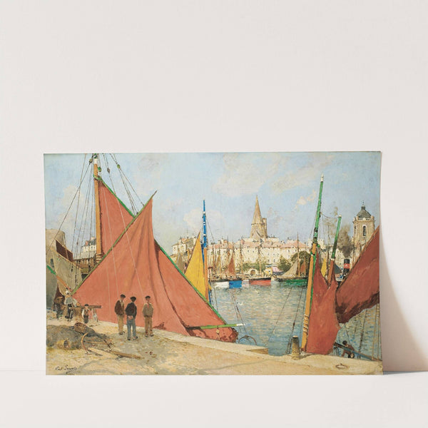 Le port de La Rochelle by Paul Lecomte