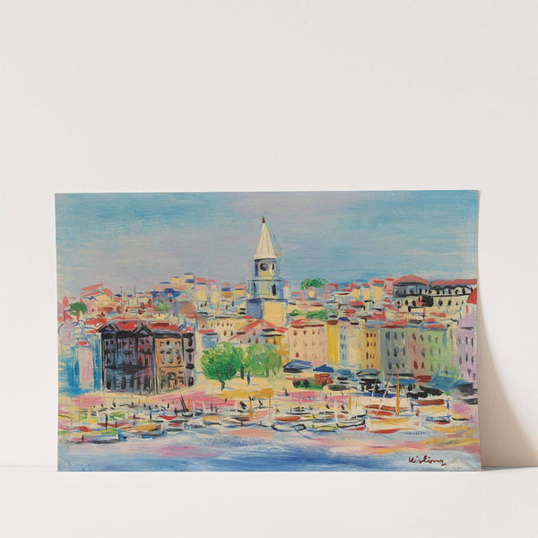 Le port de Marseille by Moïse Kisling