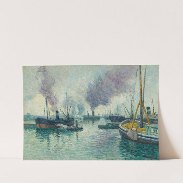 Le Port De Rotterdam (1907) by Maximilien Luce