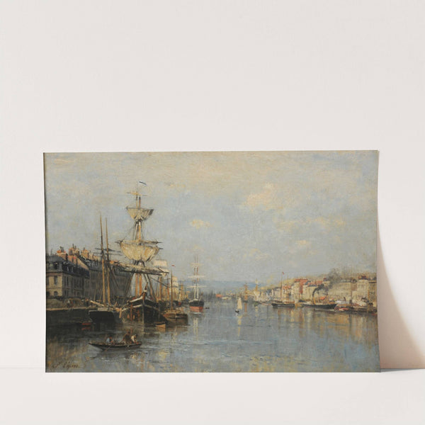 Le port de Rouen by Stanislas Lépine